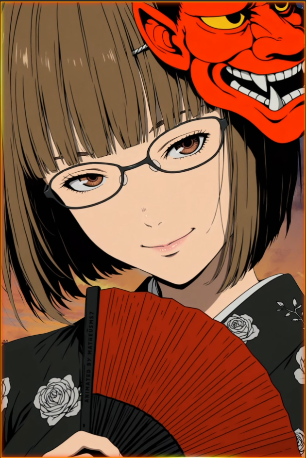 Kimono Anime Girl - Original Character
